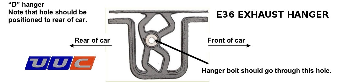 E46 m3 deals muffler hanger