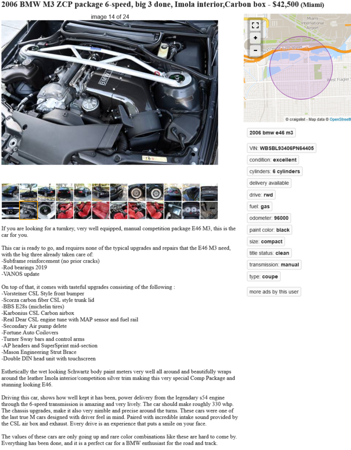 Click image for larger version

Name:	Screenshot_2021-03-31 2006 BMW M3 ZCP package 6-speed, big 3 done, Imola interior,Carbon .png
Views:	507
Size:	592.3 KB
ID:	95513