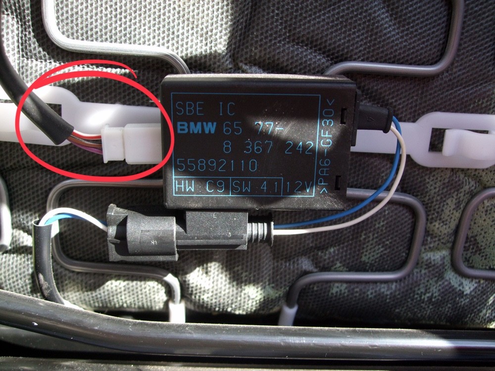 Bmw e46 store seat occupancy sensor