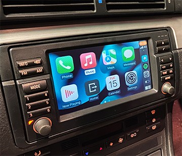 OEM looking Wireless CarPlay in a 2002 BMW E46 : r/CarPlay