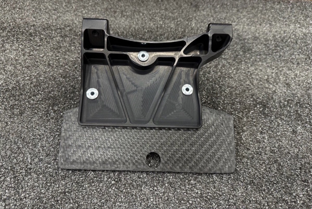 Slon Workshop E46 M3 Carbon Front Triangulating Reinforcement Kit, Exterior