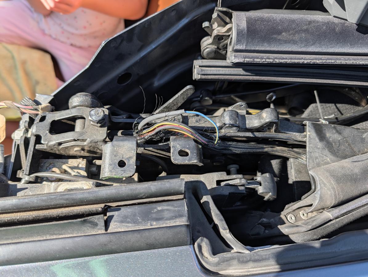 Second break in rear area